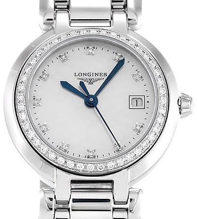 Longines Longines PrimaLuna L8.110.0.87.6, primaluna швейцария женские часы на браслете нержавеющая сталь боковой вид